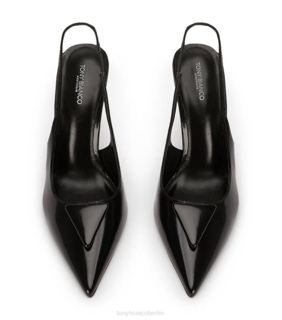 Pumps | de Tony Bianco Frauen Ingwer-Absätze Schwarz hochglänzend 4624333